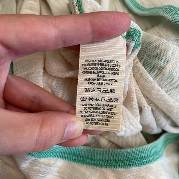 Free People We The Free Charleston Color Block Oversized‎ Tunic Womens Size S - Picture 7 of 9